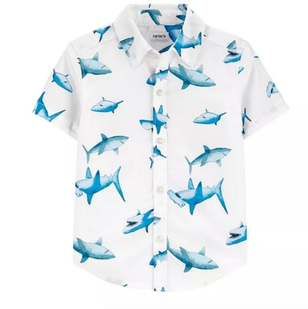 Buttoned Down Shark Shirt